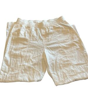 Old Navy White skinny straight leg pants